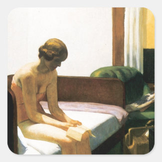 Adesivo Quadrado Sala do Hotel Edward Hopper