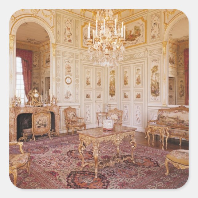 Adesivo Quadrado Salão Chinois, c.1740 (Frente)