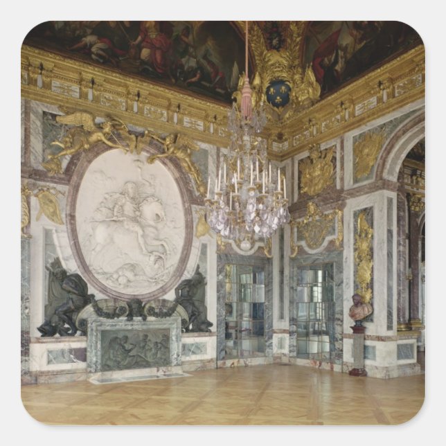 Adesivo Quadrado Salão de la Guerre 1678-84 (Frente)