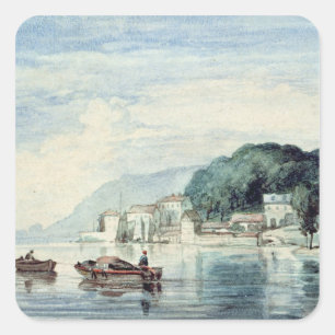 Adesivo Quadrado Salcombe, Devonshire