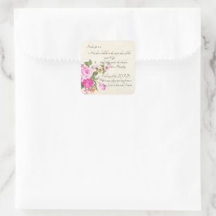 Adesivo Quadrado Salmo 91:1-2