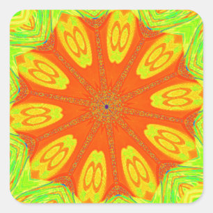 Adesivo Quadrado Samba Motif Art Impressão