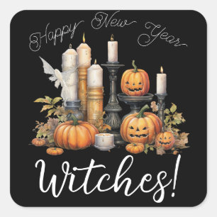Adesivo Quadrado Samhain Greeting