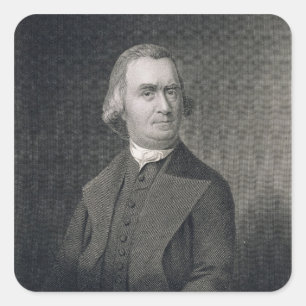 Adesivo Quadrado Samuel Adams, gravado por G.F. Tempestade