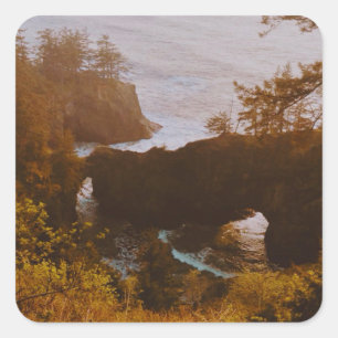 Adesivo Quadrado Samuel H. Boardman, Costa do Oregon