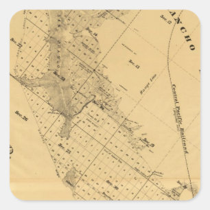 Adesivo Quadrado San Francisco Bay Salt Marsh