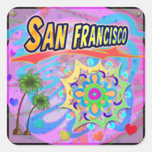 Adesivo Quadrado San Francisco True Progress Sticker
