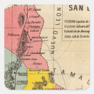 Adesivo Quadrado San Luis Potosi, México