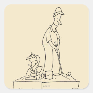 Adesivo Quadrado Sandbox