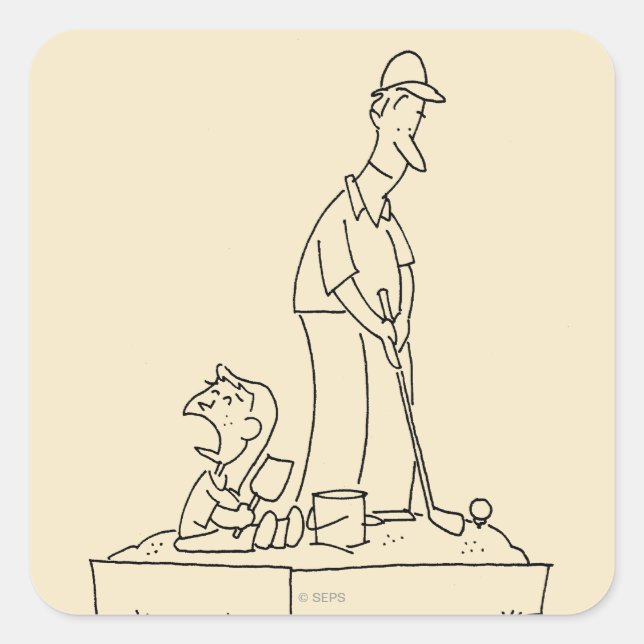 Adesivo Quadrado Sandbox (Frente)