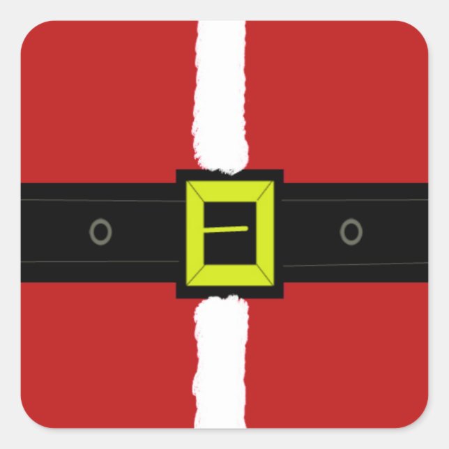 Adesivo Quadrado Santa Claus Suit (Frente)