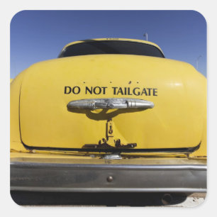 Adesivo Quadrado Santa Rosa, New mexico, os Estados Unidos. Yello