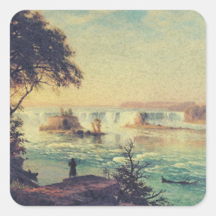 Adesivo Quadrado Santo Anthony Falls no Rio Mississippi