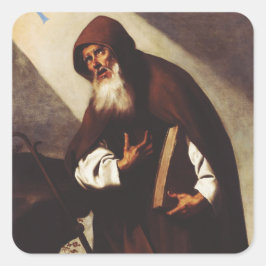 Adesivo Quadrado Santo Antônio Abade