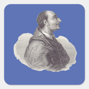 Adesivo Quadrado Santo Carlos Borromeo Arcebispo de Milão