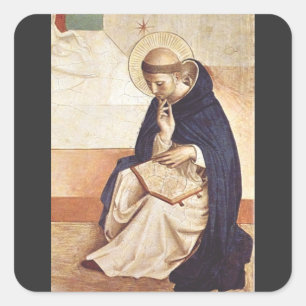 Adesivo Quadrado Santo Domingos de Gusmão por Fra Angelico