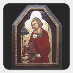 ADESIVO QUADRADO SANTO GALGANO / LENDA DA ESPADA NA ROCHA