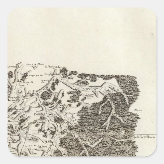 Adesivo Quadrado Santo Hubert (Frente)