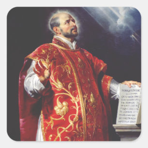 Adesivo Quadrado Santo Inácio de Loyola