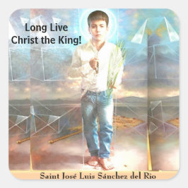 Adesivo Quadrado Santo José Luis Sánchez del Rio