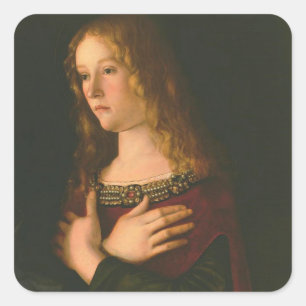 Adesivo Quadrado Santo Mary Magdalene - Bellini