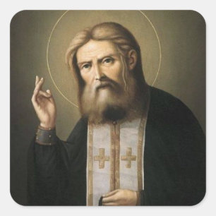 Adesivo Quadrado Santo Seraphim de Sarov