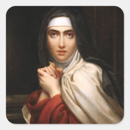 Adesivo Quadrado Santo Teresa de Jesus