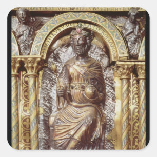 Adesivo Quadrado Santuário do imperador Charlemagne