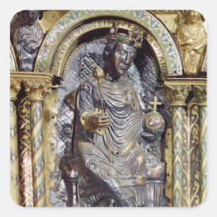 Adesivo Quadrado Santuário do imperador Charlemagne