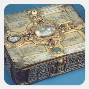 Adesivo Quadrado Santuário do Stowe Missal, de Lorrha, Ti do
