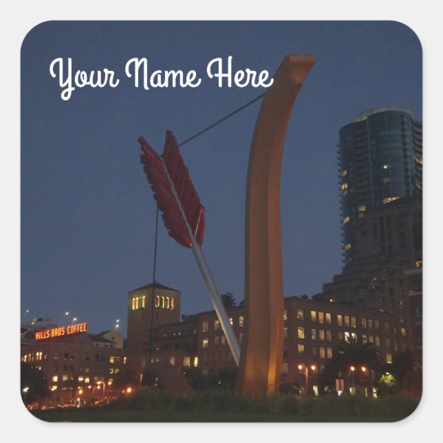 Adesivo Quadrado São Francisco Cupid's Span #3-2 Stickers (Frente)