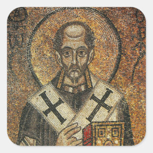 Adesivo Quadrado São João Crisóstomo arcebispo de Constantinopla