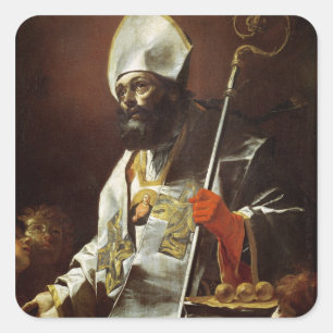 Adesivo Quadrado São Nicolau de Bari