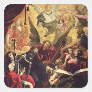 Adesivo Quadrado São Nicolau de Tolentino