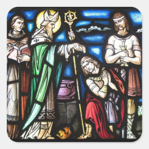 Adesivo Quadrado São Patrick e seus seguidores