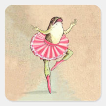 Sapo Ballerina de dança feliz
