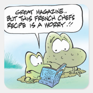 Adesivo Quadrado Sapos de pântano