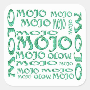 Adesivo Quadrado Saquetas quadradas de mojo