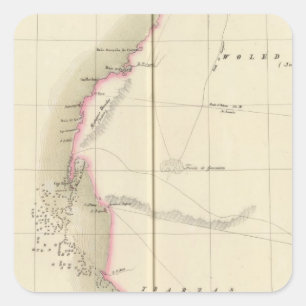 Adesivo Quadrado Sara Ocidental, África 12