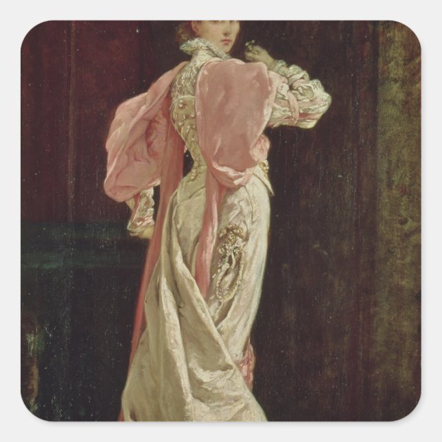 Adesivo Quadrado Sarah Bernhardt (Frente)