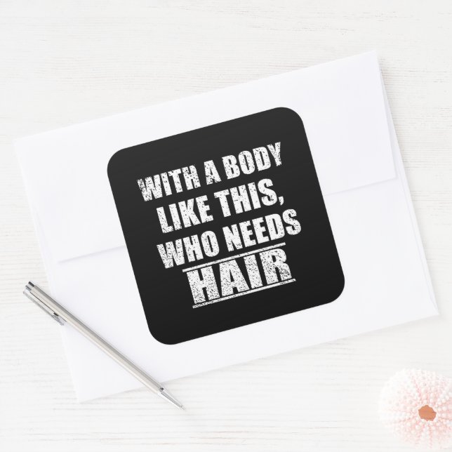 Adesivo Quadrado Sarcástico engraçado diz sarcasmo humorístico (Envelope)