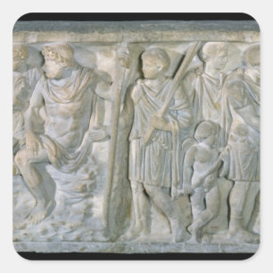 Adesivo Quadrado Sarcófago