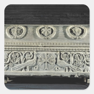 Adesivo Quadrado Sarcófago do bishop Theodore