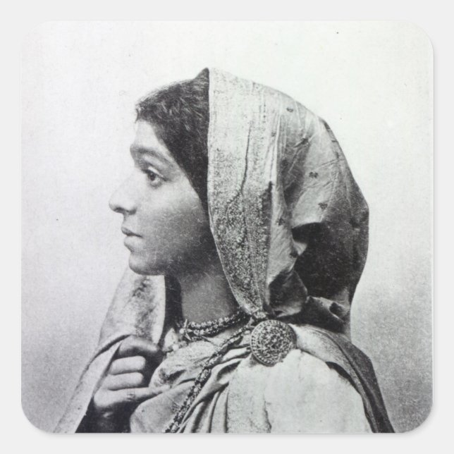 Adesivo Quadrado Sarojini Naidu (Frente)