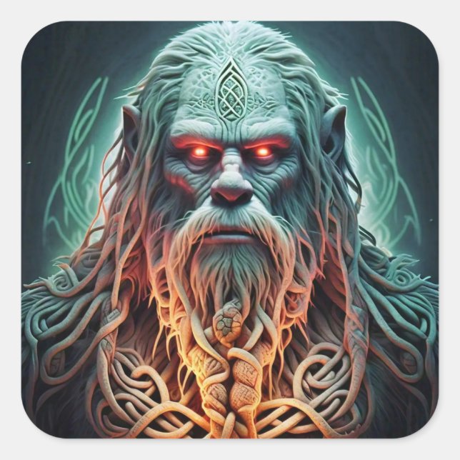 Adesivo Quadrado Sasquatch Celta (Frente)