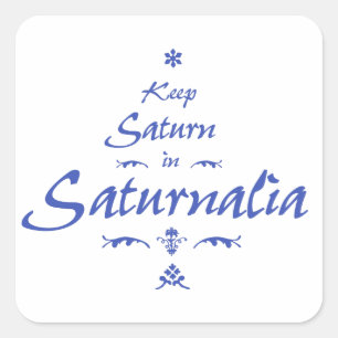 Adesivo Quadrado Saturnalia