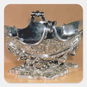 Adesivo Quadrado Sauceboat, mercadorias de Palissy, c.1530
