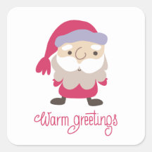 Saudações calorosas Papai Noel