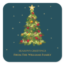 Saudações de Fim de Ano Árvore de Natal Floco de N