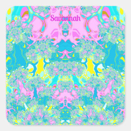 ADESIVO QUADRADO SAVANNAH ~ PERFECÇÃO DE PASTEL ~